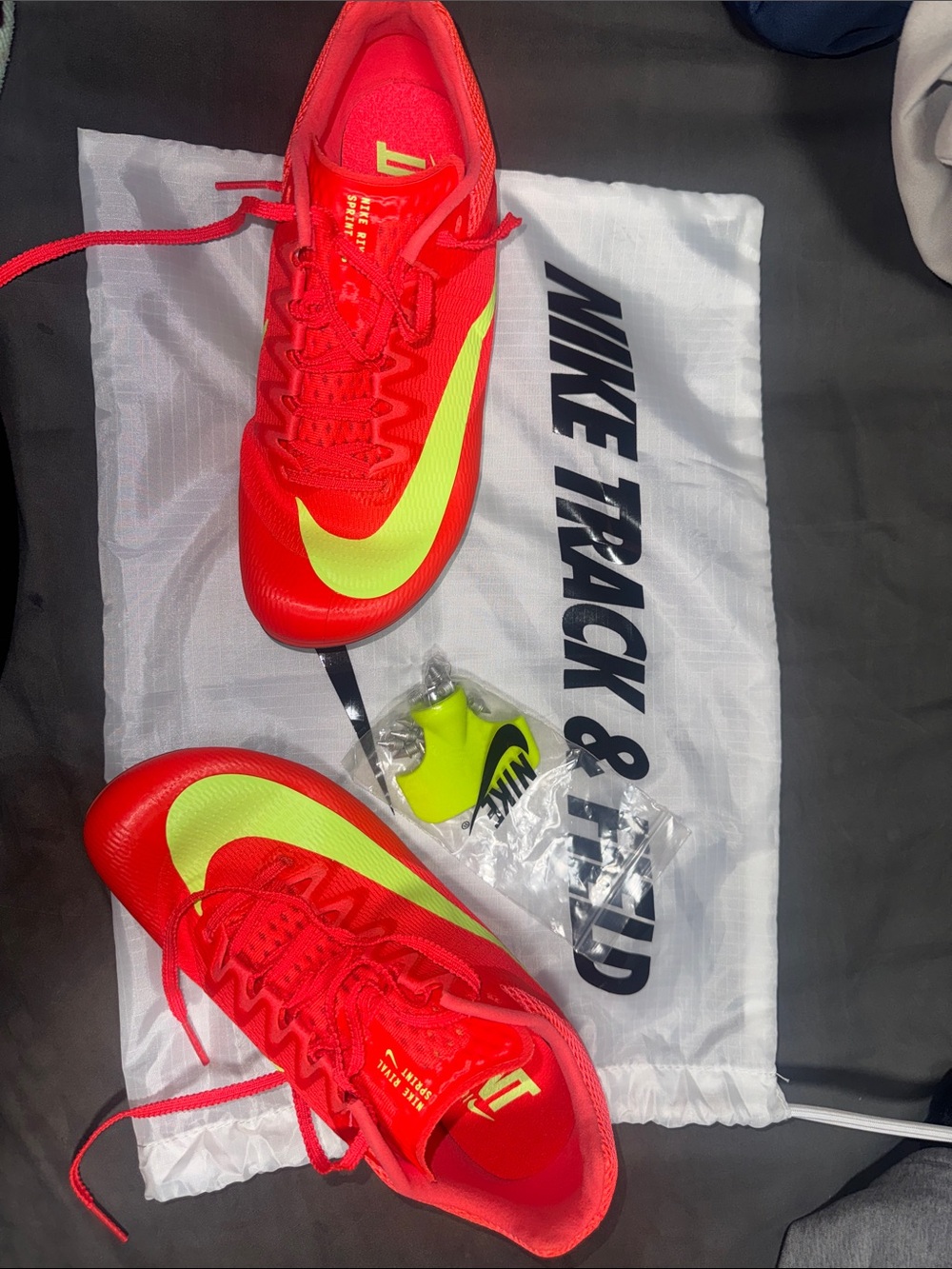 Nike Rival Sprint New unused track shoes brand new with original bag and spikes